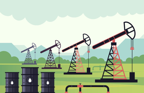 工业区石油钻探概念图片下载