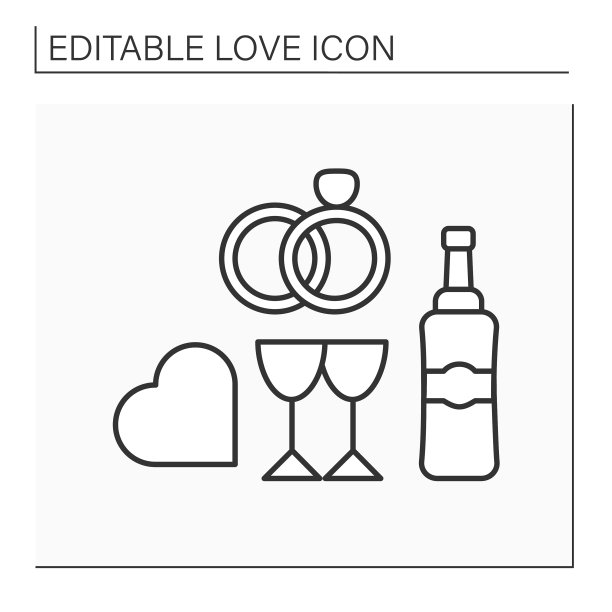 婚礼一行图标图片下载