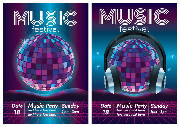 音乐节的海报图片下载