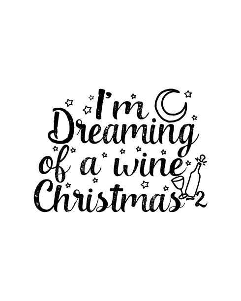我梦想着亲手绘制的圣诞葡萄酒图片下载