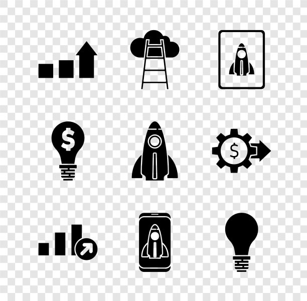 用完成标志设置财务增长阶梯图片下载