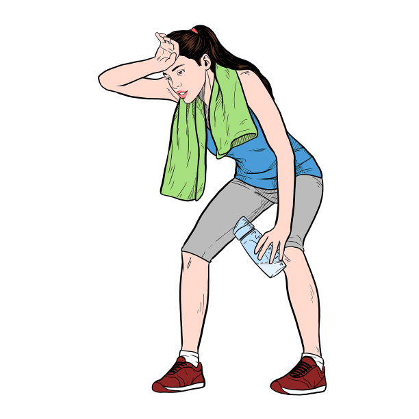 运动中暑的人物图片下载