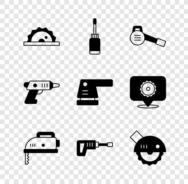 设置电动圆锯片螺丝刀图片下载