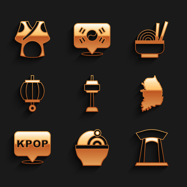 位于韩国首尔塔的韩国拉面图片下载