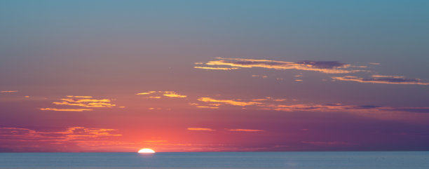 海滩的日落图片图片下载