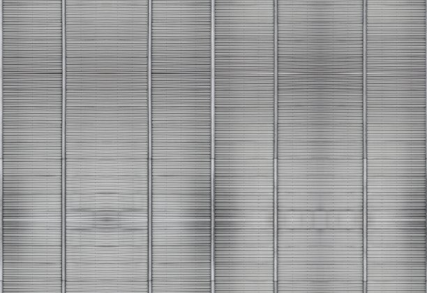 无缝瓦楞金属板的纹理图片下载