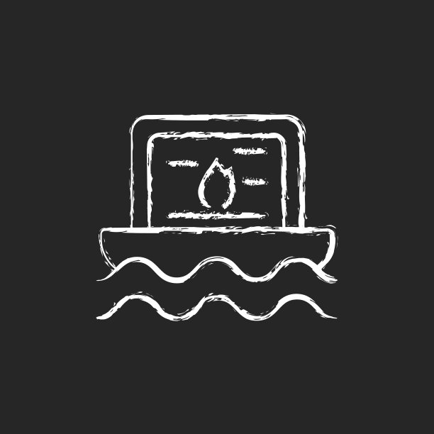 台湾水灯笼粉笔白色图标上的黑暗图片下载