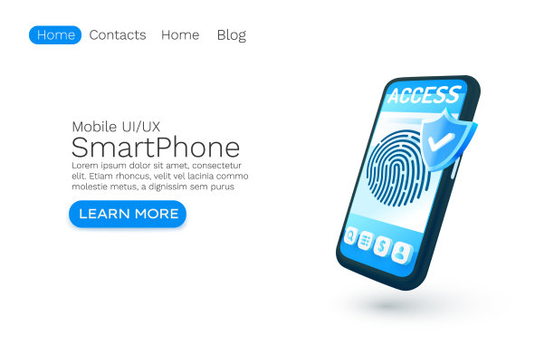 智能手机登录应用banner概念的地方图片下载