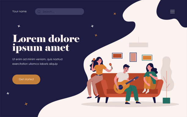 青少年乐队在家里排练歌曲图片下载