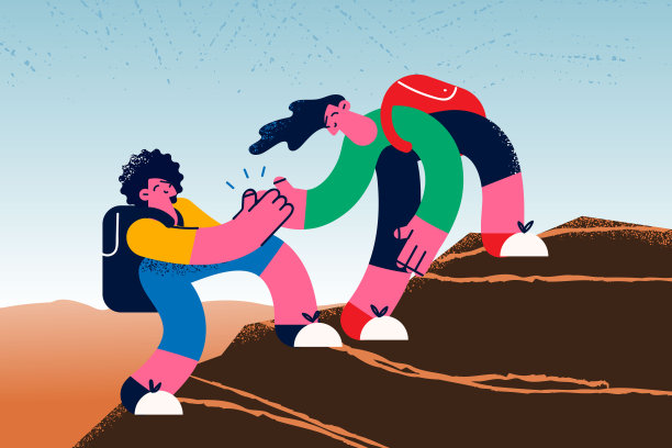 援助之手和援助概念图片下载