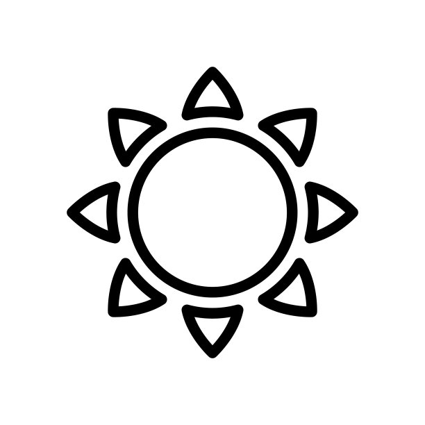 太阳图标图片下载