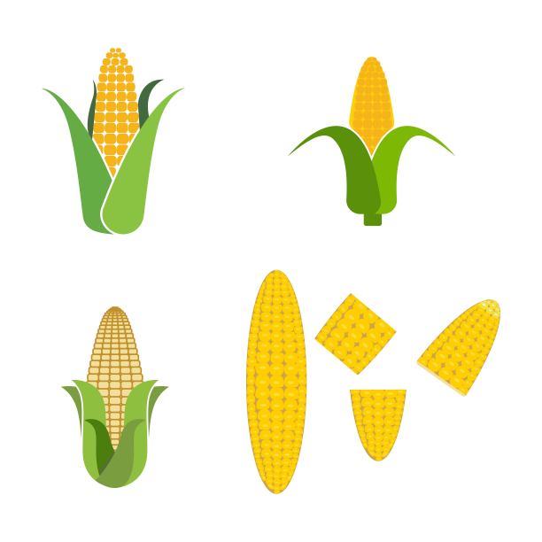 农业玉米矢量图标设计图片下载