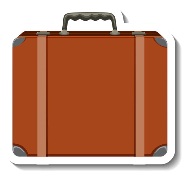 皮箱卡通贴纸图片下载