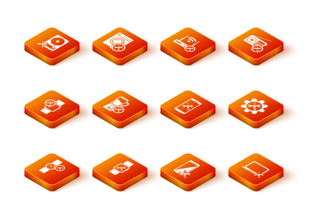 设置腕表服务，智能手表，搅拌机，智能手机，笔记本电脑和扳手和螺丝刀齿轮图标。向量图片下载