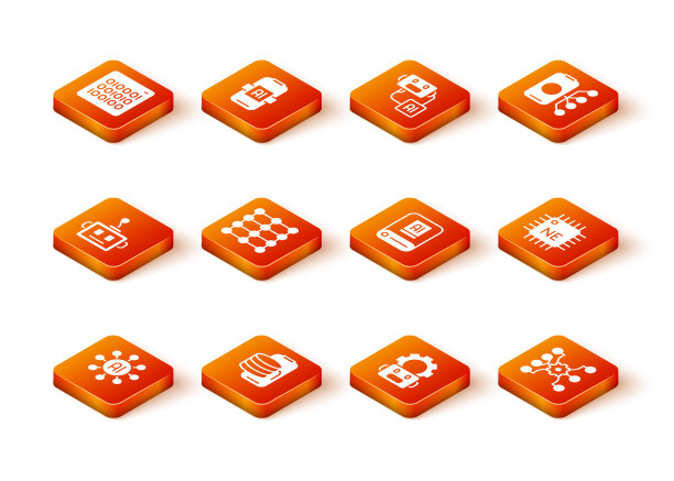 设置神经网络、云技术数据传输、人工智能机器人、机器人设置、人工智能、处理器CPU图标。向量图片下载