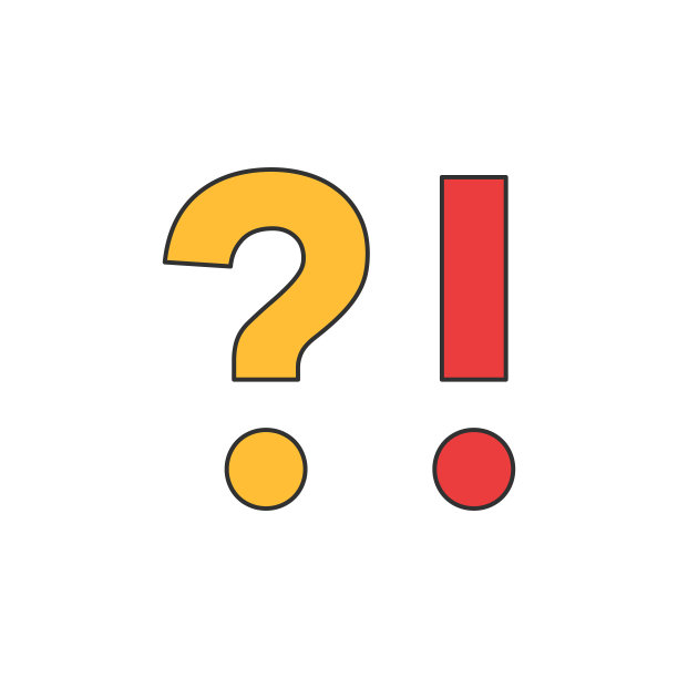 问号和感叹号图标。股票矢量插图孤立的白色背景。图片下载
