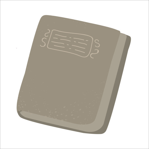 有装饰封面的可爱的书图片下载