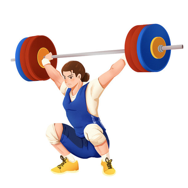 运动会运动会体育项目女子举重素材图片下载