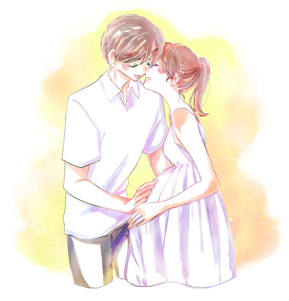 快乐的孕妇和伴侣图片下载