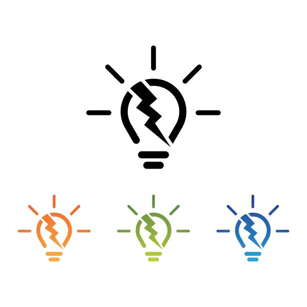 灯标矢量图标图片下载