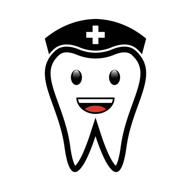 牙科标志矢量图标图片下载