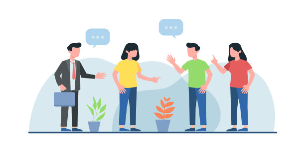 业务人员工作平面插图。可用于网上购物，数字营销，团队合作，商业策略和分析的网页设计模板。用于网站和移动网站开发的现代矢量插图概念图片下载