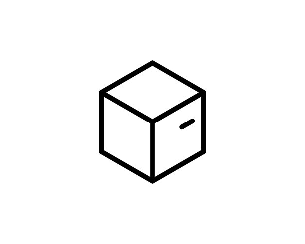 盒子，线性风格标志的移动概念和网页设计。象征,标志说明。像素完美矢量图形图片下载