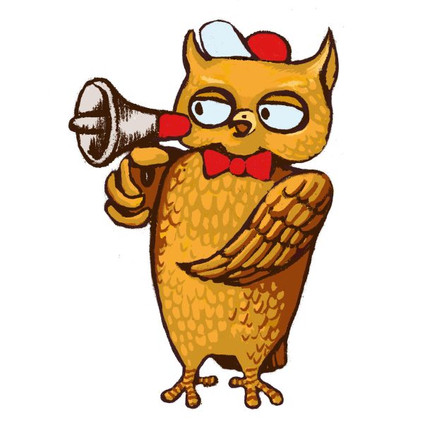 猫头鹰和扩音器图片下载