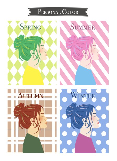 4个有图案的漂亮女人图片下载