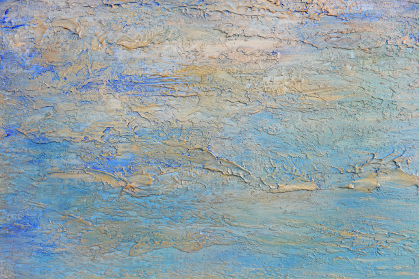 蓝色和金色的抽象纹理，特写。图片下载