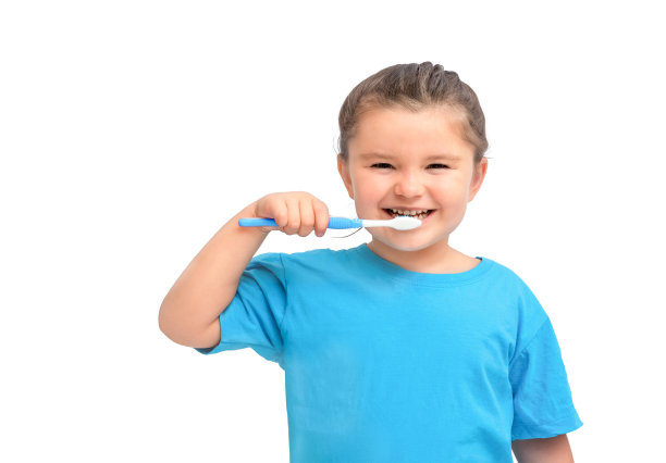 儿童刷牙被隔离图片下载