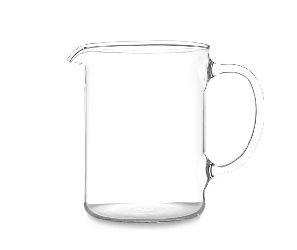 空杯量杯隔离在白色图片下载