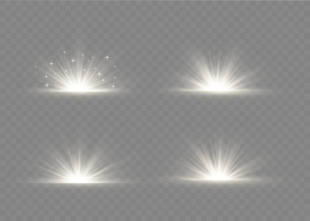 爆炸，太阳闪光，闪光，火花，白光图片下载