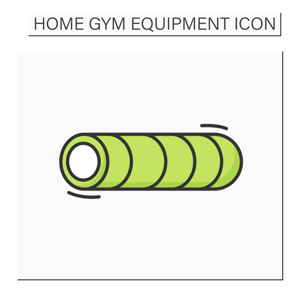 泡沫辊彩色图标图片下载