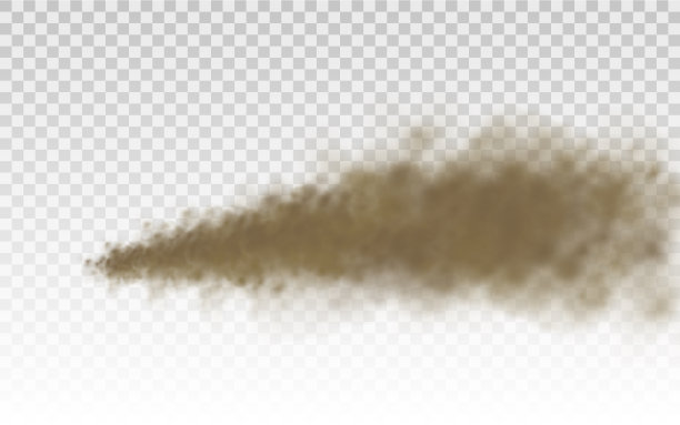 飞沙棕尘云风沙暴图片下载