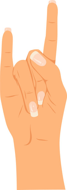 山羊手势图片下载