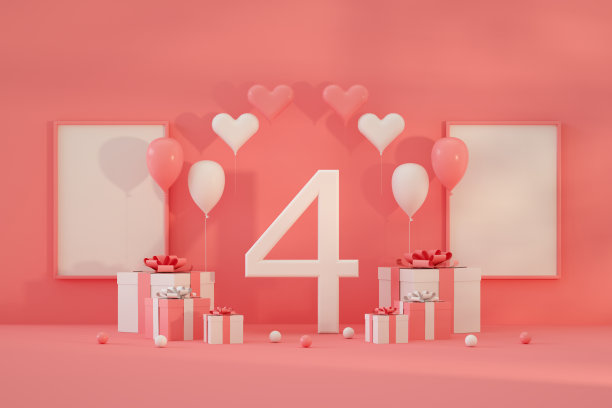 派对概念，空框架，庆祝，生日，周年纪念，气球，礼盒图片下载