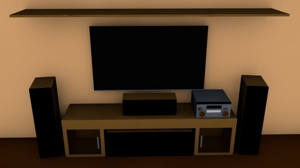 电视的房间图片下载