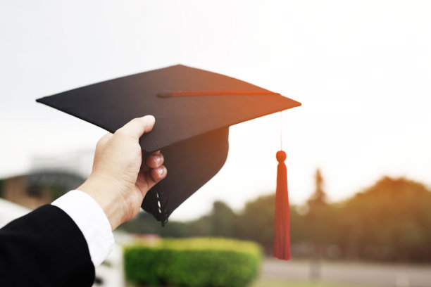 祝贺毕业生毕业，在大学观念教育图片下载