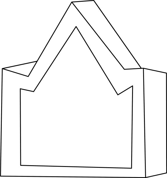 简单的剪纸艺术墓碑图片下载