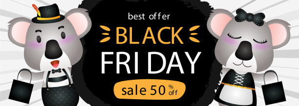 空间折扣黑色星期五销售横幅图片下载