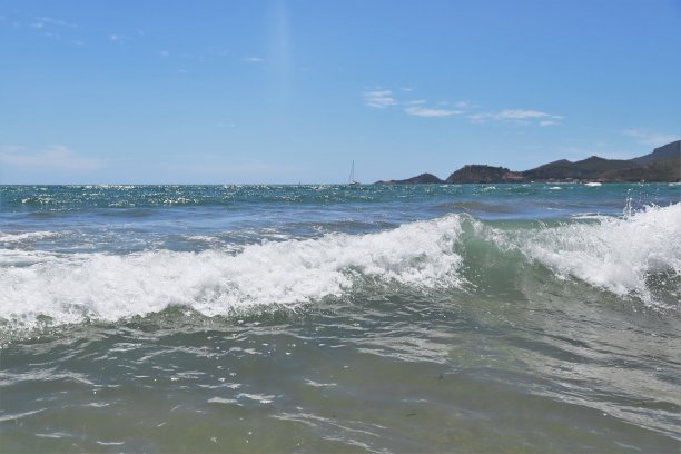 蓝天碧海图片下载