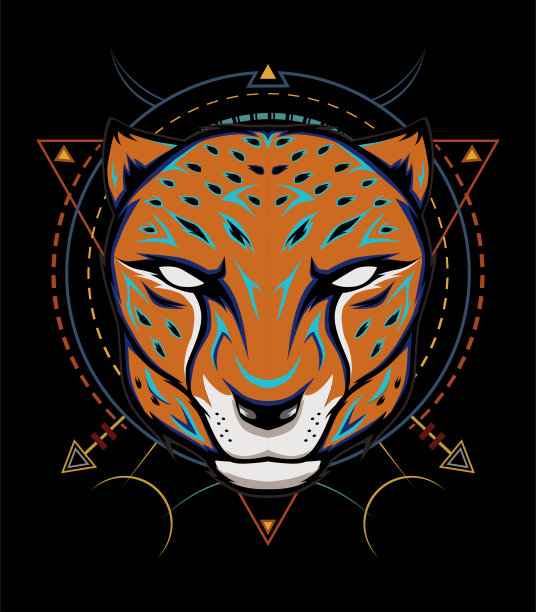 猎豹吉祥物象征图片下载