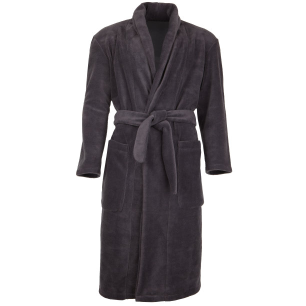 白色背景上的居家浴袍。图片下载