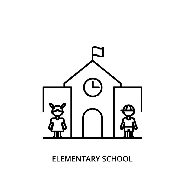 小学图标可编辑stroke图片下载