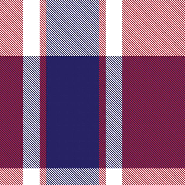 红色不对称格子纹理无缝图案图片下载