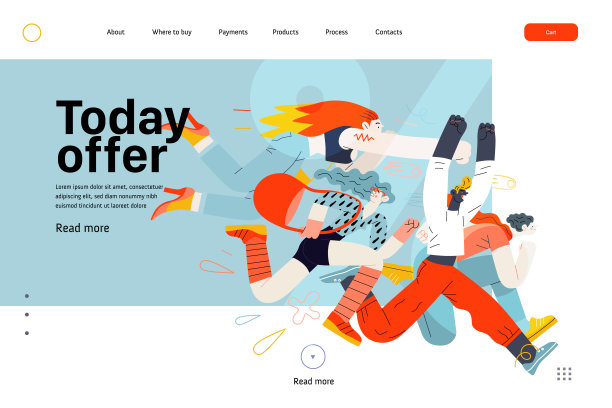 折扣，销售，促销，网页模板图片下载