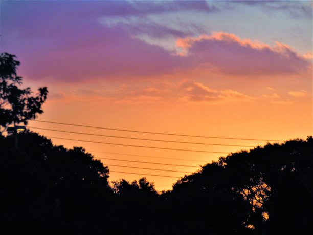 日本。7月。夕阳的颜色。图片下载