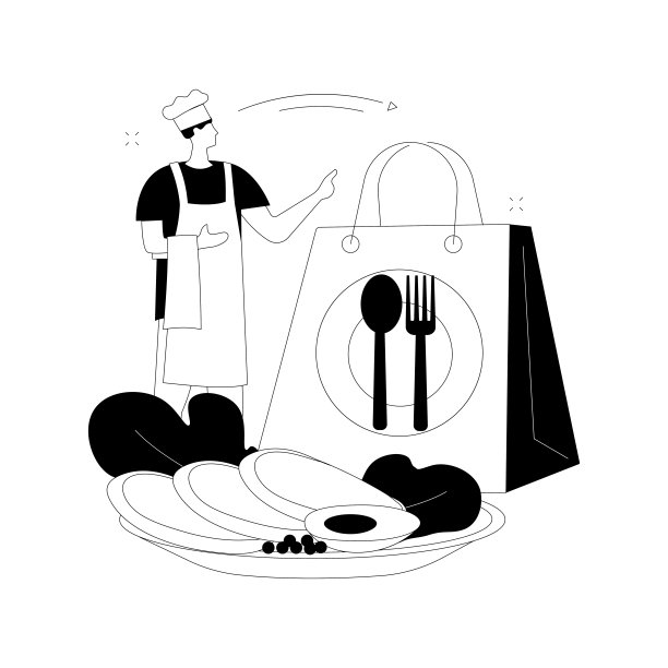 餐前准备服务抽象概念矢量插图。图片下载