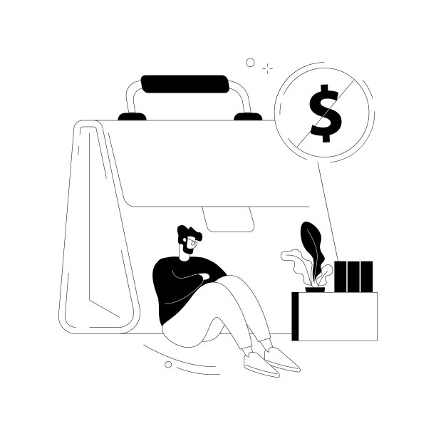 失业抽象概念矢量插图。图片下载